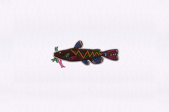 Brown Fish Cap Design: A Versatile Embroidery Choice
