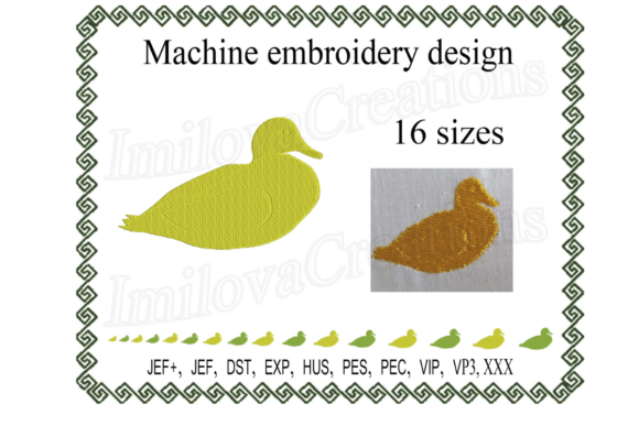 Charming Duck Silhouette for Personalized Gifts