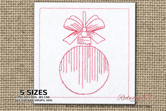 Christmas Baubles Machine: A Festive Embroidery Delight