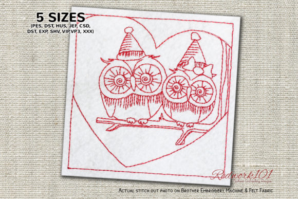 Christmas Owl Couple: A Charming Design for Merch