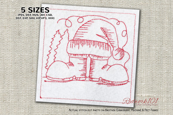 Christmas Shoes Lineart: A Festive Embroidery Review