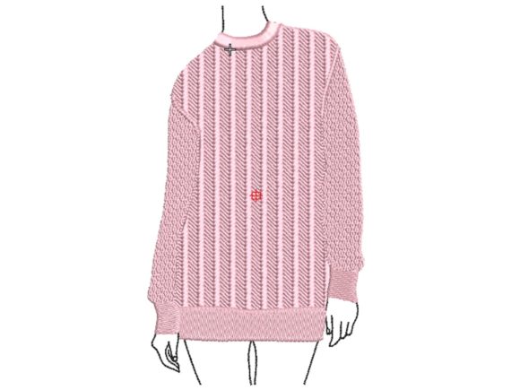 Cozy Long Sweater: A Perfect Embroidery Design for Holiday Gifts