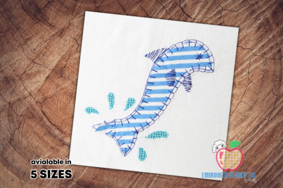 Cute Baby Dolphin Embroidery Design Review