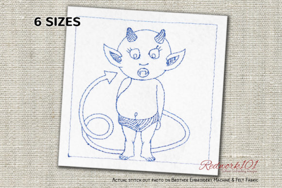 Cute Confused Devil: A Charming Addition to Your Gift Line