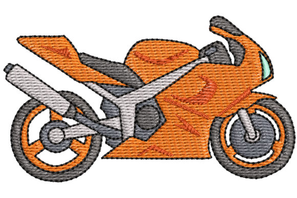 Embroidered Motorcycle: A Classic Gift Idea