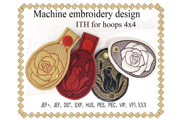 Key Fob Rose - A Delicate Touch for Gifts