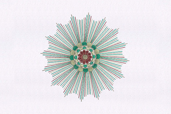 Lines Flower Quilting Design: A Versatile Embroidery Gem