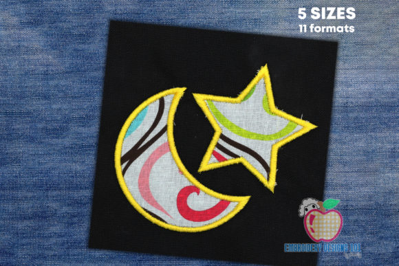 Moon with Star Applique Pattern Review