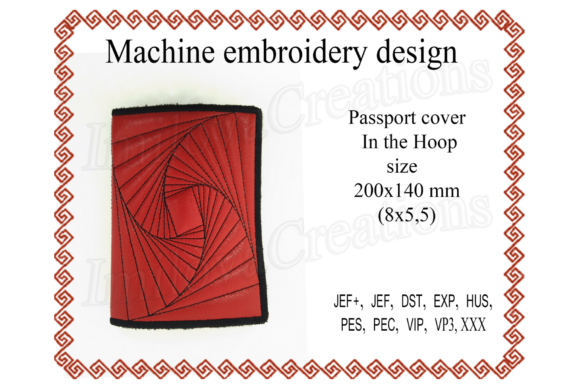 Passport Cover - in the Hoop: A Versatile Holiday Embroidery