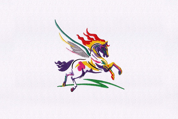 Pegasus Horse Design for Boutique Apparel