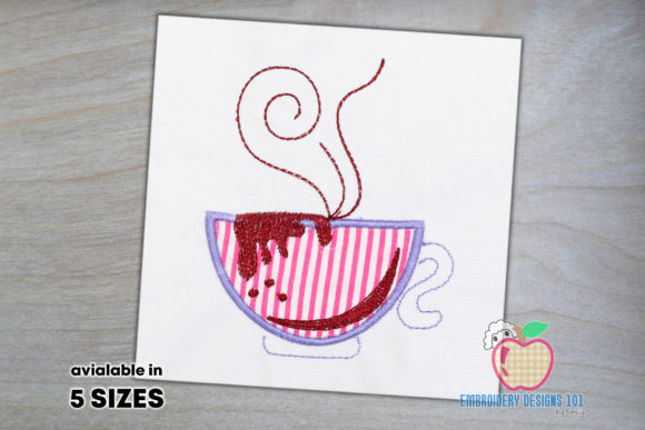 Review: Cup with the Hot Coffee Embroidery