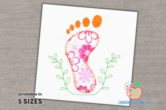 Review: Foot Print of the Human Applique Pattern