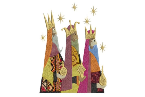 Three Wise Kings Applique: A Festive Addition