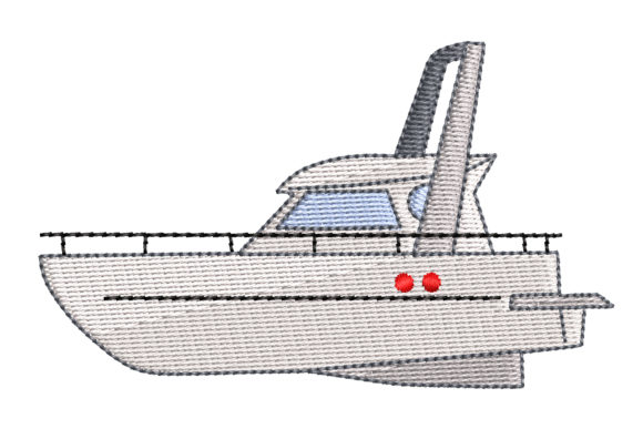 Yacht: A Nautical Delight for Seasonal Embroidery